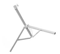DIYEAH Porte-Parapluie en Fer Robuste Support de Base Triangulaire, pour Parasol de Jardin, Créant Une Ambiance Estivale Agréable et Stable