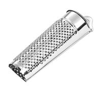DIYEAH Râpe à cannelle et zesteur de noix avec récipient - 14,7 cm (5,8 po) en acier inoxydable - Outil de cuisine manuel multifonction