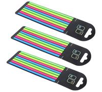 DIYEAH Ruban Surligneur Pet Fluorescent Transparent en 3 Boîtes, Bandes Adhésives Fines pour Rentrée Scolaire, pour Surligner et Marquer Notes Texture Givrée