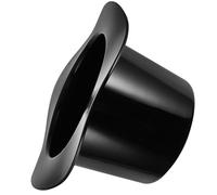 DIYEAH Seau à Glace Chapeau Magique 1200ml en Plastique Noir