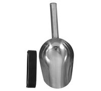 DIYEAH Set de Pelle à Glace avec Support Magnétique Mural en Acier Inoxydable Cuillère Polyvalente Design Moderne et Solide pour Réfrigérateurs et Bars pour Buffet et Fête