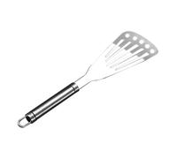 DIYEAH Spatule à Poisson Ustensile Argenté Polyvalent en Acier Inoxydable 1pc Fonction D’égouttage D’huile Cuisine Professionnelle pour Cuisson et Friture