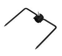 DIYEAH Stabilisateur de Piquet de Terre Fer Branches pour Parasol et Drapeau de Jardin Support Extérieur pour Poteau avec Design Crochet Élégant Résistant aux Intempéries pour Parasol