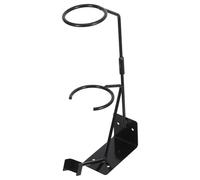 DIYEAH Support de Pistolet à Peinture Robuste en Fer avec Porte-entonnoir Intégré, Montage Mural Établi, Compact pour Garage et Environnements Extérieurs