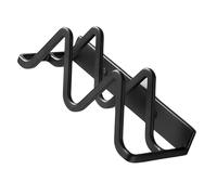 DIYEAH Support Mural Organisateur Multifonction pour Couvercle de Casserole en Aluminium Spatial Noir Installation sans Perforation, Forte Capacité de Charge pour Couleur Aléatoire