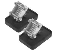 DIYEAH Tampons Pieds D'échelle En Caoutchouc Antidérapants 2 Pcs, Housses Protectrices Renforcées Pour Escabeau Et Échelle Télescopique, Accessoires Stables Universels Pour Escaliers Polyvalents