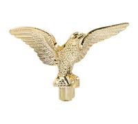DIYEAH Topper Aigle pour mât de Drapeau en Plastique Durable - Décoration extérieure Or, Remplacement Fonctionnel pour Jardin et Salle de réunion