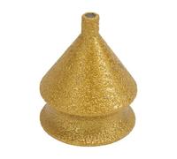 Diyeeni 4 en 1 Fraise à Chanfrein Diamant pour Carrelage Marbre Granite | Tête de polissage biseautée diamantée, ouverture 10-50 mm, pour meuleuse d\'angle, porcelaine, quartz, béton, utilisation