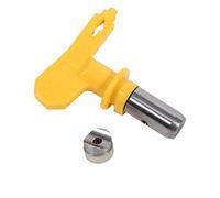 Diyeeni 519 Pulvérisateur Embout de Pistolet, Buse Réversible en | Buse de pulvérisation sans air réversible, construction durable en acier au tungstène, large jet, pour peinture