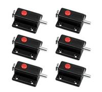 Diyeeni Bouton Poussoir à Ressort, Verrou Automatique à Ouverture pour | Loquet à pousser pour fermer avec corps en PP et tige de fer, pour portes d\'armoires, tiroirs, fenêtres et meubles de