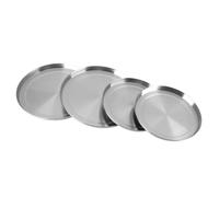 Diyeeni Couvercles de Brûleur de Cuisinière en Acier Inoxydable, Ensemble | Ensemble de couvercles de brûleur antirouille avec vernis miroir, pour brûleurs de cuisinière électrique et espace de
