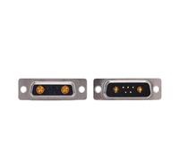 Diyeeni D SUB Connecteur D'alimentation IP68 Étanche 20A Courant élevé | Connecteur femelle 7W2, montage traversant, avec contacts en acier et en cuivre, pour véhicules équilibrés