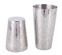 Diyeeni Ensemble Shaker à Cocktail en Acier Inoxydable 304 de qualité Supérieure - Shaker Boston pour Barman, Ensemble d'outils de Bar Professionnel, Mélangeur à Cocktail en Argent Anti-fuite avec