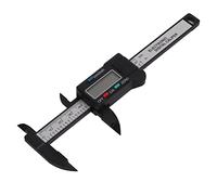 Diyeeni Mini Pied à Coulisse Numérique 0-100 Mm, Affichage LED Portable, Outil de Mesure en Plastique Léger, Micromètre ABS Durable Facile à Utiliser pour la Mesure Dimensionnelle,