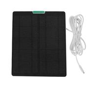 Diyeeni Panneau Solaire 10W pour Caméra Ring, Monocristallin (WHITE) | Panneau solaire de caméra de sécurité étanche, matériau ETFE, avec support de montage, pour anneau,