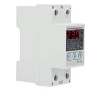 Diyeeni Protecteur de Sous-Tension 230V Réglable 40A 63A 80A SVP-912, Relais de Protection contre les Surtensions et les Sous-tensions avec Voltmètre, Temps de Retard de Récupération 2-512s, Délai