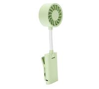 Diyeeni Ventilateur à Pince Portable avec Chargement USB, Mini Ventilateur Portable avec Collier de Serrage, Rotation à 360 °, à Pince pour écran d'affichage Intelligent pour Bureau, étude, Voyage,