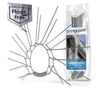 DIYexpert® Protection contre les martres pour descentes de gouttière d’un Ø max. de 100 mm En acier inoxydable - Dispositif personnalisable anti-martres