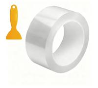 Diyixisk Lot de 3 films de protection de peinture transparents 5 cm x 10 m avec raclette et couteau auto-cicatrisant pour voiture, vélo, moto, meubles