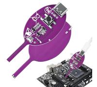 Diymore Testeur Inductance, Testeur d'inductance, Testeur de Bobine de Carte Mère avec Voyant Lumineux Vert, Inductance Meter pour Induction électromagnétique, Alimenté en USB-C