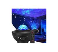 (DJ0002) Projecteur Ciel Etoilé Veilleuse étoile Lampe de Rotatif Vidéo, Veilleuses Télécommandées, Lecteur Musique à Couleurs pour les fêtes de