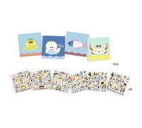 Djeco Coffret stickers animaux marins