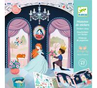Djeco coffret stickers La vie de château - 50 pièces