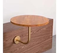 djhYTIxcf Table de Bar Ronde Murale, Petite Table Basse Moderne for Cocktails(A 50cm/19.7in Wood Panel)