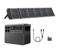 DJI Power 2000, station électrique portable 3000W, avec 1 panneau solaire pliable de 100 W, générateur électrique pour camping, maison, camping-car. MPPT requis.