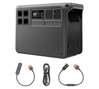 DJI Power 2000 Station électrique portable, batterie LFP de 2 048 Wh, sortie de 3 000 W, alimentation pour automobiles, road trip, camping ou systèmes hors réseau