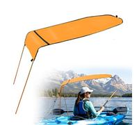 DJJYCTNM Bimini pour Kayak, Bâche Imperméable en Tissu Oxford 750D avec Armature en Aluminium, Store Bateau Pliable et Portable pour Kayaks et Canoës de Pêche
