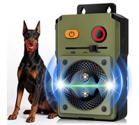 DJNFGQ Dispositif anti-aboiement pour chiens, appareils de contrôle à ultrasons rechargeables, dispositifs de dissuasion automatique des aboiements avec 3 modes, silencieux de 10 m, dissuasif