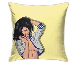 DJNGN Pillowcase Taie d'oreiller décorative carrée Jhene Aiko Taie d'oreiller Generalduty Multicolore Jhene Aiko