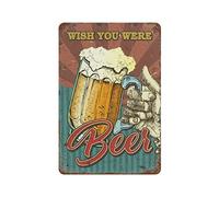 DJNGN Wish You Were Bees Rétro fer peinture Vintage métal signe étain signe Art suspendu café-restaurant Bar Club affiche Plaque pour la maison cuisine jardin Garage mur œuvre d'art décor 8"x12"in
