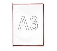 by tarifold Poche à pivot, A3, rouge