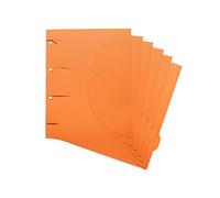 Djois 122302 - Chemise perforée Smartfolder Carton (recy vec onglet, A4 Orange, 100 pcs