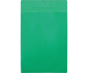 Djois, 162205 - Pochette d'Identification Magnétique Logistique A5 Portrait Vert 10 Pièces Fabriqué en France Accessoires Bureau Organisation Pratique Durable