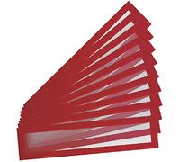 Djois, 195213 - Cadre En-Tête Magneto Pro A4 Long / A3 Court, Rouge, 10 pcs | Identification immédiate · Organisation visuelle · Maintien magnétique · Titres et sections