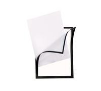 Djois, 196977 - Pochette Magneto Pro Adhésif Repositionnable A4, Noir, 5 pcs