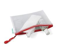 Pochettes à zip A5 Tarifold couleur - Sachet de 8 - rouge