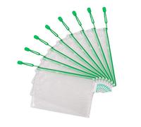 Djois, 509025 - Pochettes Zipper A5, PVC Renforcé, Durable, 8 pcs, Vert | PVC Renforcé Durable, Fermeture Éclair Métallique, pour Bureau, Maison, École et Voyage