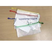 Pochettes à zip format chéquier Tarifold - Sachet de 8 - assorties