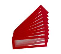 DJOIS by Tarifold Magneto Pro Solo - Pochette murale en-tête - Cadre rouge - Lot de 10