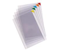 DJOIS by Tarifold Pochettes d'affichage adhésives Kang Easyclic PVC repositionnables A4 - Fermeture coin magnétique coloris assortis - Lot de 5