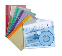 Chemise de présentation à scratch Tarifold 16,5 x 10,9 cm couleurs assorties - Paquet de 6