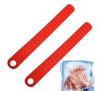 Djowyh Bande De Fixation Pour La Décongélation Rapide | Plateau Compact Outil Fixateur En Silicone 2 Pièces | Ceinture De Décongélation Compacte - Pour Cuisine Familiale Fruits Légumes Aliments