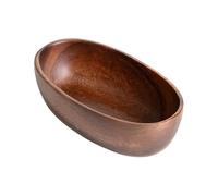 Djowyh Bol En Bois Pour Fruits - Plat Décoratif En Forme De Bateau,Plateau de Service en Bois,Pour Noix Collations Sandwiches Fruits Apéritifs Sauces à Tremper Sauce Bonbons Desserts Condiments