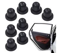 Djowyh Cache-Vis de Portière de Voiture | 8 Pièces Protection Universelle Antirouille - Cache-Vis Décoratifs Serrure Automobile | Pour Conducteurs Passagers Débutants Familles Compatible avec la