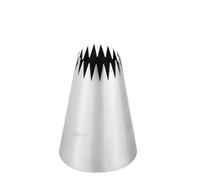 DJSKLDF Douille Patisserie Douilles de crème à étoile Ouverte, Embouts glaçage en Acier Inoxydable, Douilles pâtisserie for Fondant, Outils décoration gâteaux et Desserts, 1/3 pièces(9FT)