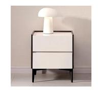 Dk9nXb3dM Chambre Table de Chevet Moderne Simple Colorblocked Grande capacité Double tiroir Table Chambre Rangement Meubles comptoir avec Entourage Rangements
